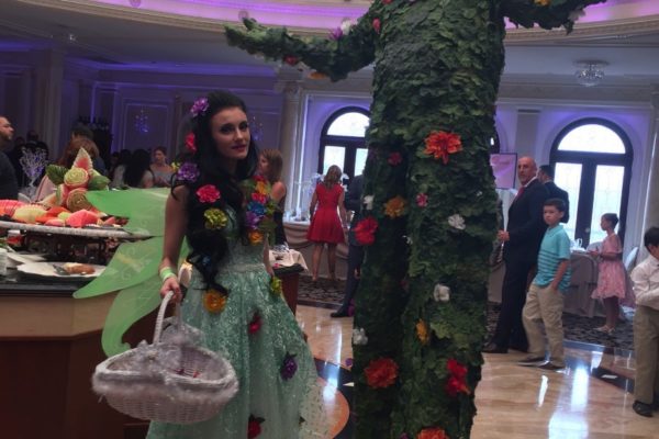 Fantasy forest Theme party Fairy Tail Princess Green Private Party Event Stilt Walker and Performer New York City