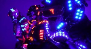 Lazer Show LED Robot Performers Special Act New York City