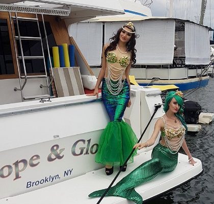 Mermaid Models Pool Party Boat Party Private event New York City